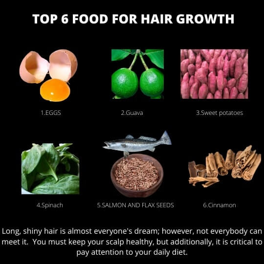 top 6 food for hair growth
HAIR GROWTH SHAMPOOS
